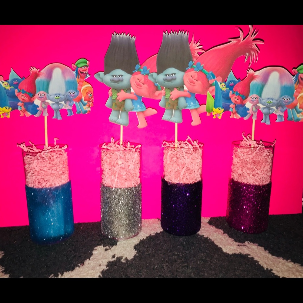Trolls Centerpieces